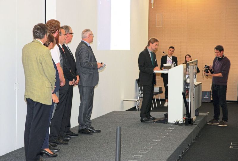 Impressionen von den diesjährigen Innovation Awards 2018, verliehen von PROCESS, PROCESS Worldwide, PharmaTEC und LABORPRAXIS, auf der Achema in Frankfurt. (PROCESS)