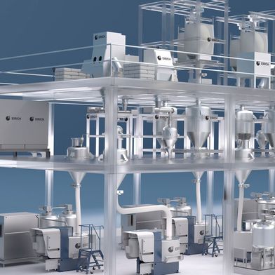 Elektrodenproduktion im Gigafactory-Maßstab (Symbolbild). (Bild: Eirich)