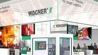 Am Wagner-Messestand kann man aktive Brandvermeidung live erleben. (Wagner)