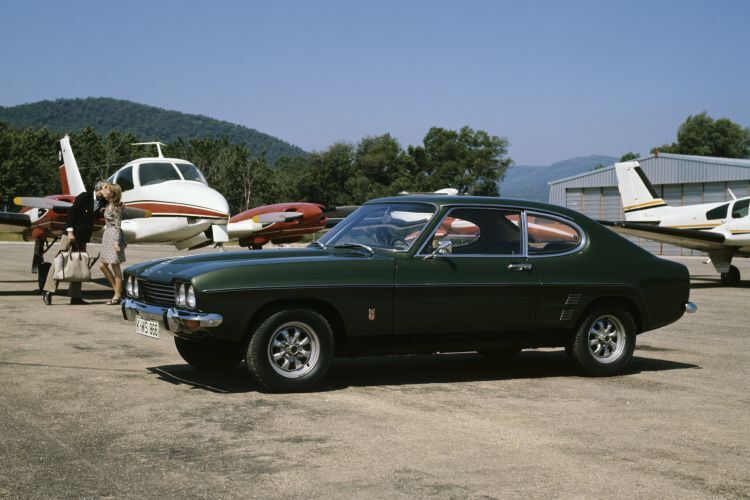 Ausschließlich für den englischen Markt gab es den Capri auch als 3000 GT mit Essex-Dreiliter-V6 und 138 PS.  (Ford-Werke GmbH, Koeln)