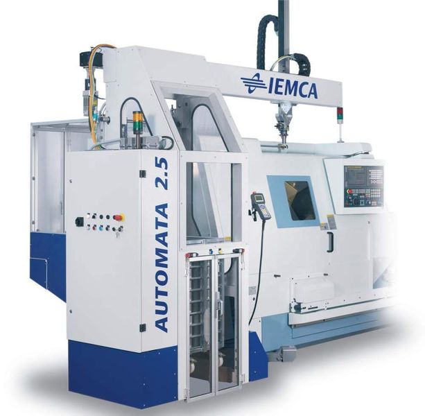 Portalsystem für die Zu- und Abführung von Werkstücken in Werkzeugmaschinen: Automata 2.5. von IEMCA (Archiv: Vogel Business Media)