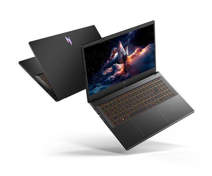 Das Nitro V 15 bringt Acer in zwei Varianten auf den Markt: als Nitro V 15 AI mit maximal einem AMD Ryzen 7 8845HS ... (Bild: Acer)