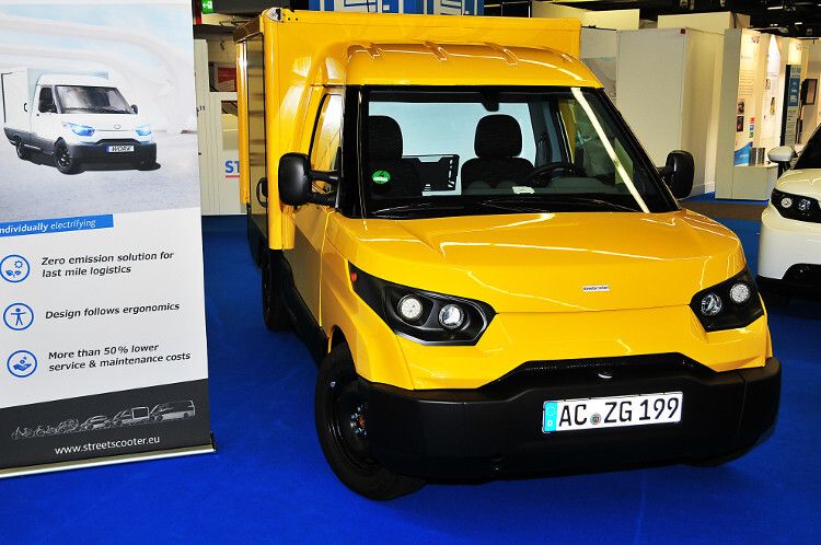 ...als Transporter, wie ihn beispielsweise schon die Deutsche Post einsetzt. (Foto: Schmidt)