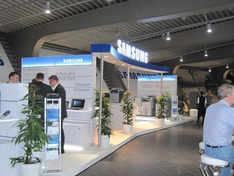Auch Samsung präsentiert sich bei der bluechip Live 2012. (Archiv: Vogel Business Media)