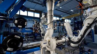 Sulzer’s factory in Kotka is one of the key providers of configured process pumps, agitators and high-speed turbo-compressors for the global market.  (Source: Sulzer)