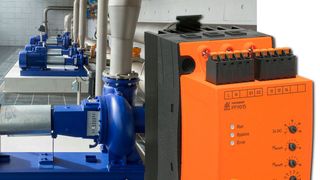 Das nur 67,5 mm breite, dreiphasig gesteuerte Sanftanlaufgerät PF 9015 von Dold sorgt für eine Reduzierung des Anlaufstroms und ein geringeres Anlaufmoment im besonders kritischen Moment des Startvorgangs und schont die Motoren und angetriebenen Maschinen. (© HildaWeges – stock.adobe.com/Dold)