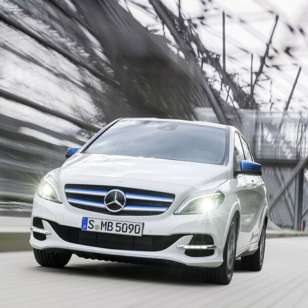 Die Mercedes B-Klasse ist ab November 2014 mit Elektroantrieb erhältlich. (Foto: Mercedes Benz)