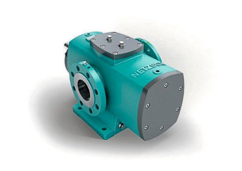 Speichertanks sind für ver-schiedenste flüssige oder gasför-mige Stoffe die übliche Lagerungs-form. Das Entleeren der Behälter kann jedoch insbesondere bei hö-her viskosen Medien schwierig sein und teure Restmengen hinterlas-sen. (Netzsch)