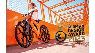 Der futuristische Look des igus:bikes designed by mtrl wurde mit dem renommierten German Design Award 2023 ausgezeichnet. (Bild: igus GmbH)