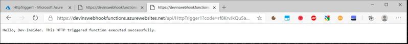 Das Übergeben von Parametern im Kontext des http-Events funktioniert.