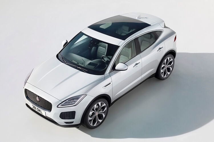 Statt auf Aluminium als Karosseriegrundstoff, so wie bei den anderen Modellen, setzt Jaguar beim E-Pace auf Stahl.  (Jaguar)