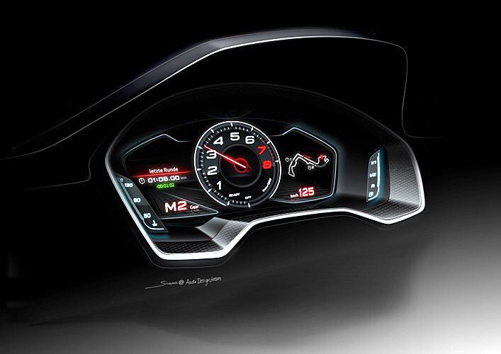 Der Sport Quattro Concept kann in drei Fahrmodi bewegt werden: Rein elektrisch, Hybrid (Verbrauch 2,5 Liter) und im Sport-Modus, der maximale Leistung bereitstellt. (Foto: Audi)