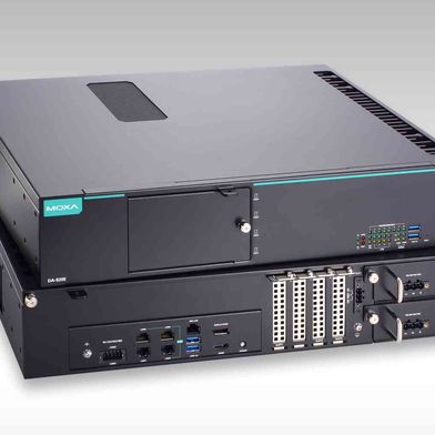 Der IEC-61850-3-konforme, lüfterlose vPAC-Server für softwaredefinierte Umspannwerke "DA-920E".  (Bild: Moxa)