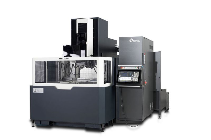 Makinos aktualisierte Präzisions-Drahterodiermaschine für grosse Bauteile. (Bild: Makino)