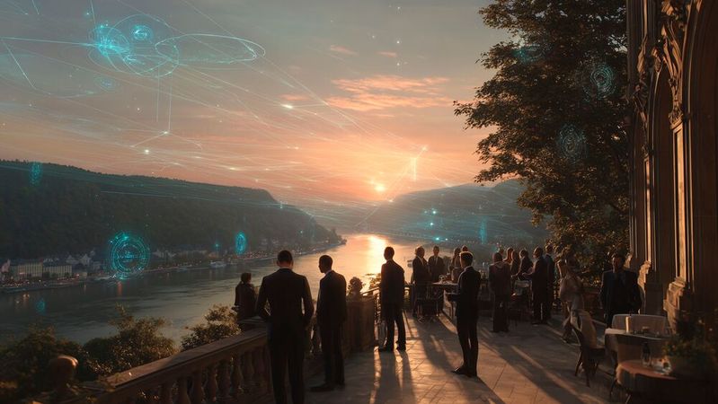 Der Petersberg wird am 25. Juni zum Treffpunkt der MSP-Community.(Bild:  Midjourney / KI-generiert)