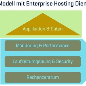 Abbildung 1: Schema Verantwortungsmodell Enterprise Hosting.