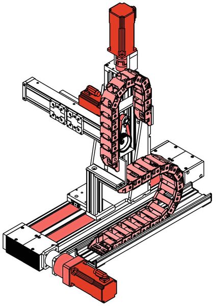 Nach ATEX-Richtlinien modifizierte Komponenten in einem Positioniersystem. (Bild: IEF-Werner GmbH)