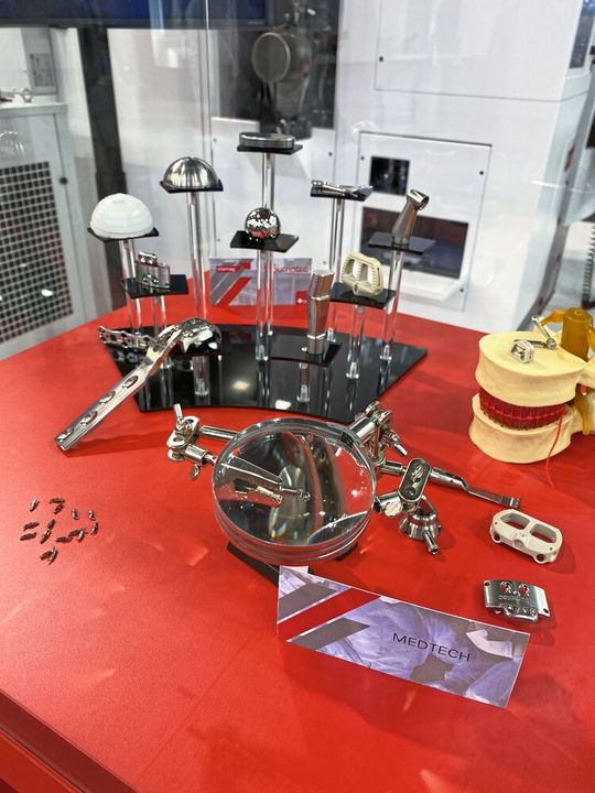 Le centre de production multi-tâches de haute précision Bumotec 191neo, présenté par Starrag.(Source :  Marina Hofstetter)