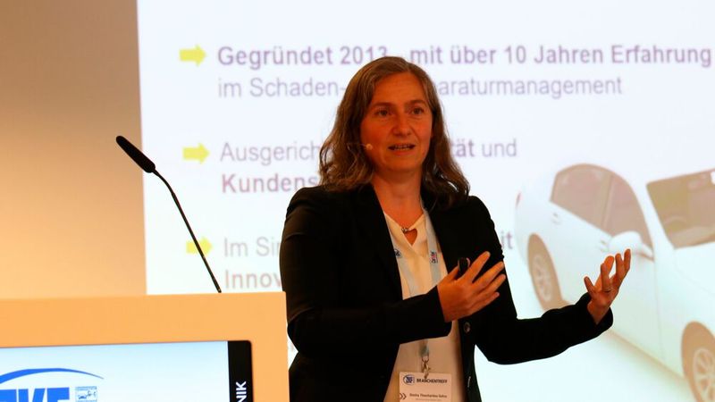 SPN-Geschäftsführerin Dimitra Theocharidou-Sohns warb für Vertrauen im Schadenmanagement. (Bild: Klasing)