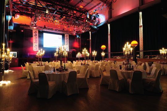 Es ist angerichtet: Das Unesco-Weltkulturerbe Zeche Zollverein bot ein beeindruckendes Ambiente für den Gala-Abend. (Archiv: Vogel Business Media)