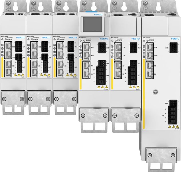 Safety an Bord: Der neue CMMT-AS-MP-S3 überzeugt mit vielen Safety Features. (Bild: Festo)