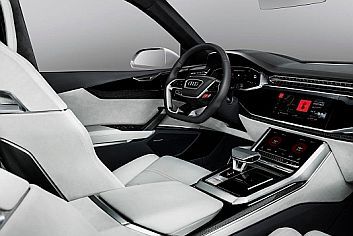 Audi Q8 sport concept: HMI-Bedienkonzept mit voll integriertem Android (Bild: AUDI AG)