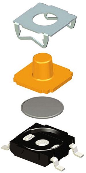 Bild 2: Schalterhersteller können die Schalterkomponenten und Parameter anpassen oder modifizieren, um ein einzigartiges haptisches Erlebnis zu schaffen, das ein OEM-Produkt definiert. (Bild: C&K)