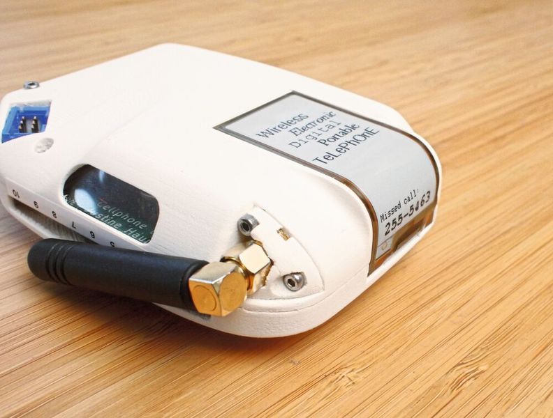 Das ePaper-Display. (Bild: Justine Haupt)