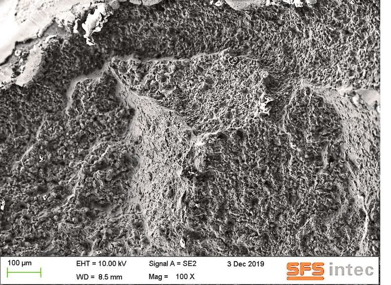 Illustration d: différentes surfaces de rupture. (Source : SFS services AG)