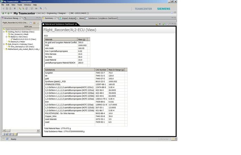 Übersicht über die Materialien und Komponenten einer Baugruppe. (Bild: siemens PLM Software)