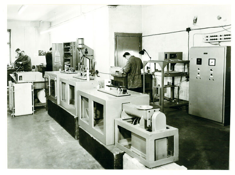 Erste Werkhalle der Brabender Technologie KG (Ende 1950er Jahre) (Brabender Technologie)