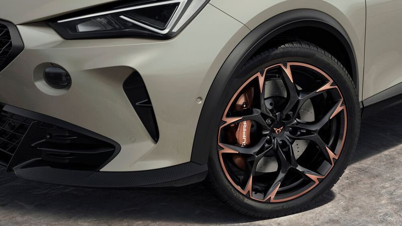 Die Räder sind nicht nur 20 Zoll groß, sie sind auch im Cupra-typischen Tribal-Style gefertigt. (Bild: Seat)