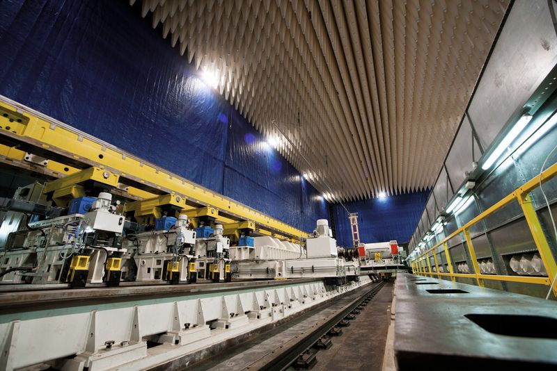 Fahrleistungsprüfstand für Hochgeschwindigkeits-Lokomotive, 900 kW, 235 1/min, 36500 Nm. (ReelL it)