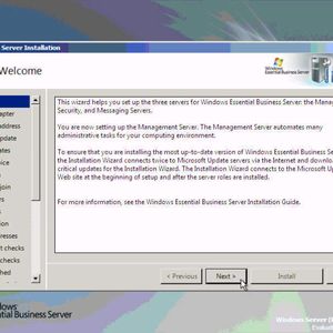 Abbildung 1: Der EBS wird mit Hilfe eines serverübergreifenden Installationsassistenten durchgeführt.