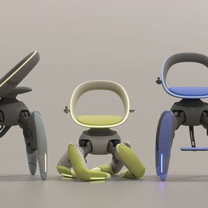 The robot can fold its legs for transportation.(Image: Toyota)