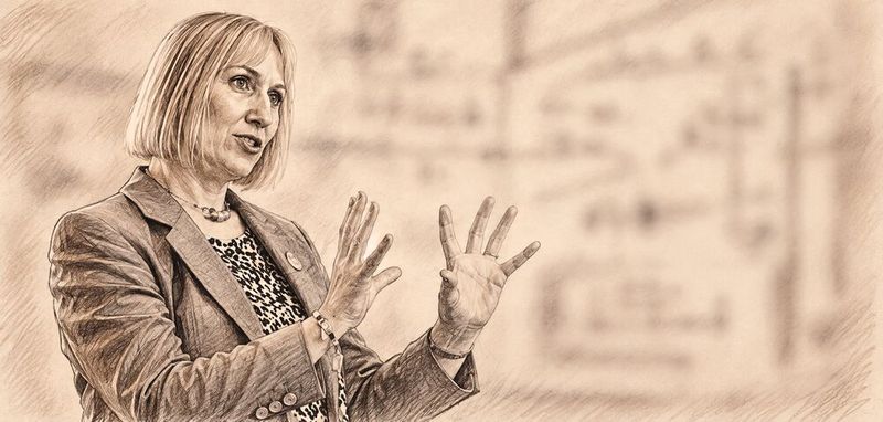 Pionierin der Computertechnik: Illustration von Sophie Wilson. Sie war maßgeblich an der Entwicklung des BBC Micro und der Arm-Prozessorarchitektur beteiligt. (Bild: Dall-E / KI-generiert)