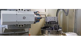 Präzise 5-Seiten-Bearbeitung: Die WMC 1100 B von Maschinen Wagner ermöglicht fünfachsige Zerspanung und gewährleistet die bei Wiedmann geforderte Genauigkeit von +- 0,01 mm. (Wagner)