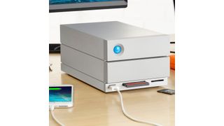 LaCie bringt die 2big Dock mit Kapazitäten zwischen 12 und 20 TByte und Docking-Station heraus.  (LaCie)
