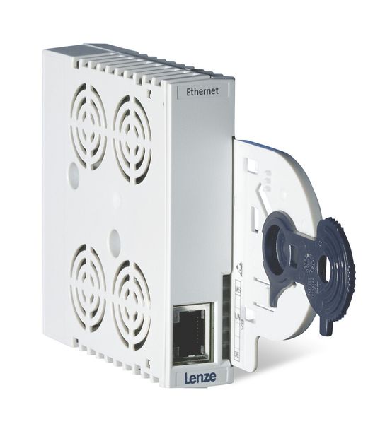 Bild 5: Als Datenbus für die Servopressenantriebe TOX-Electricdrive sowie als Schnittstelle für die Parametrier- und Programmiersoftware TOXsoftWare Worx wird ein Ethernet TCP/IP-Modul des Servo Drives 9400 genutzt. (Bild: Lenze)