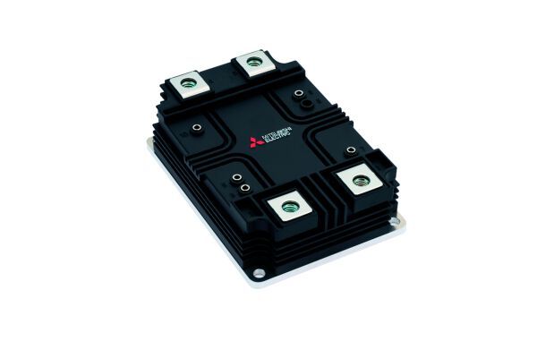 Bild 4: Nach dem IGBT-Modul LV100 der X-Series gibt es ab 2018 die HV100-Version (Bild) mit den Bemessungsspannungen 1,7/3,3/4,5 und 6,5 kV in Stückzahlen. (Bild: Mitsubishi Electric)
