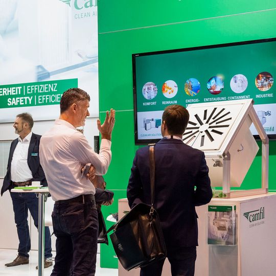 Energieeffizienz steht auf der Cleanzone ganz oben auf der Agenda. Energieeffizienz steht auf der Cleanzone ganz oben auf der Agenda.
