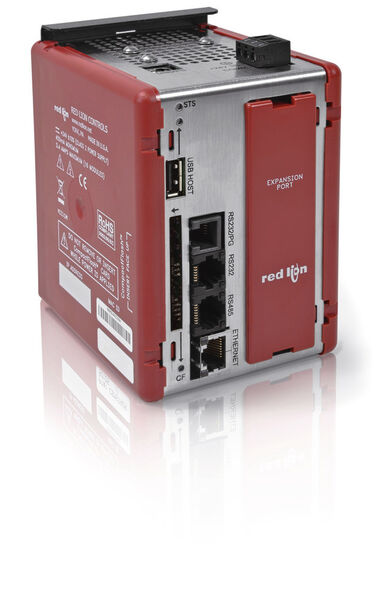 Die Data Station Plus nutzt die Protokoll-Bibliothek von Red Lion, um anderweitig inkompatible Geräte an kabelgebundene oder kabellose Netzwerke anzuschließen. (Welotec / Red Lion)