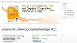 Die Freeware von Avast mit Sandboxing und integriertem Boottime-Scan eine umfangreiche Antivirus-Lösung. (Archiv: Vogel Business Media)