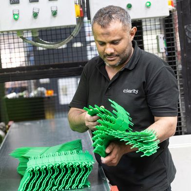 Clarity Plastics, which was formed in 2025 following the acquisitions of Barkley Plastics and LVS, has seen its collective efforts lead to successful accreditation to ISO 14001. (Source: Clarity Plastics)