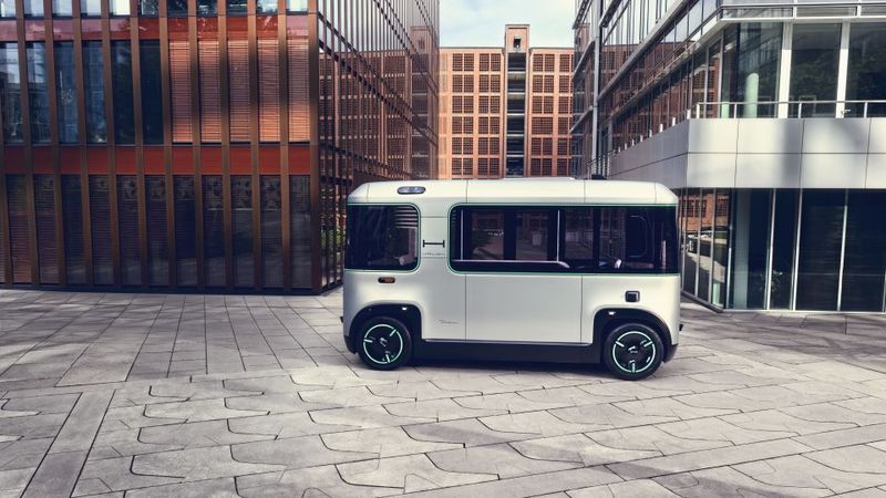 Holon arbeitet mit Partner Cognizant Mobility daran, sein Shuttle in die Serie zu bringen.(Bild:  Julia Marie Werner/Holon)