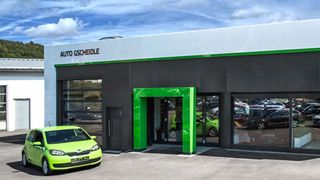 Auto Gscheidle schlüpft unter das Dach der BHG. (Bild: Alphartis)