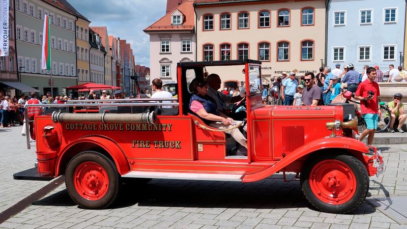 1929 als Feuerwehrfahrzeug (Fire Truck) gebauter Chevrolet International. Sechszylinder mit 3,2 Liter Hubraum. (Bild: Diehl)