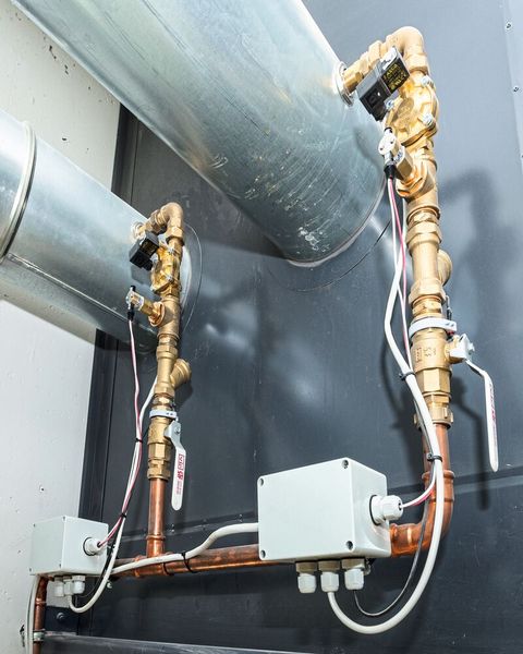 Absaugrohrleitung einer Holz-Transportleitung  (Bild: IEP Technologies)