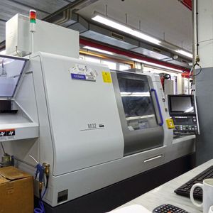 In den Langdrehautomaten hat man für Bauteile investiert, die auf einem Kurzdreher nur schwierig zu fertigen sind.(Bild:  Uttec/Höhne)