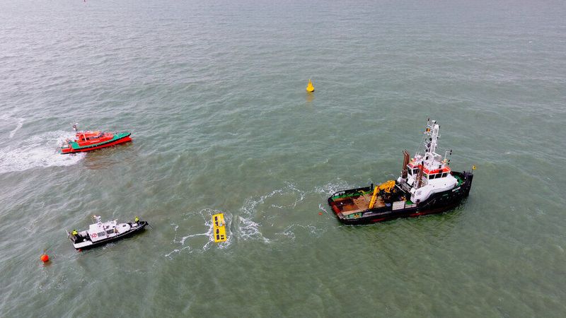 Der Prototyp auf dem Weg zu seinem Einsatzort. (Nemos)